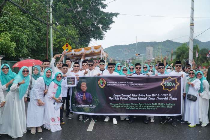Sekertariat DPRD Kota Gorontalo ikut Memperingati Tahun Baru Islam 1 Muharram 1444 H